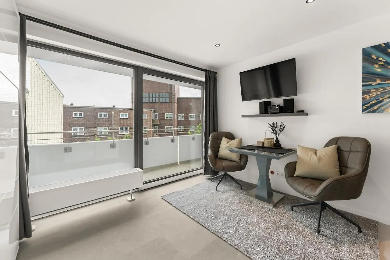 Hh 04 By Rockchair - Superhost Status - Modernes Apartment Mit Sonnigem Balkon & Premium Boxspringbetten In Winterhude - Hamburg Top Geheimtipp 0*,